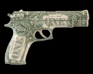 Our use of money is like having a gun to our head